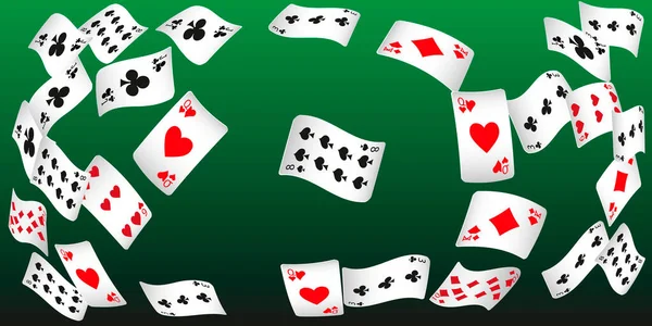 Casino Banners Template Advertising Parties Events Vegas Concept Winning Gambling — Stok Vektör