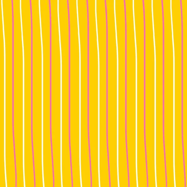 Yellow Pink White Striped Y2K Pattern — Foto Stock