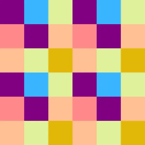 Colorful Rainbow Check Gingham Y2K Pattern — Stock Photo, Image