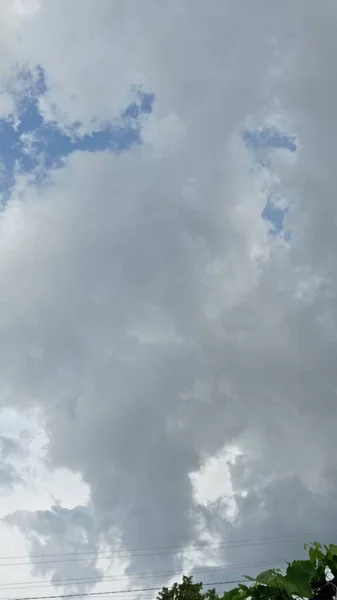 Cielo Verano Con Nubes — Foto de Stock