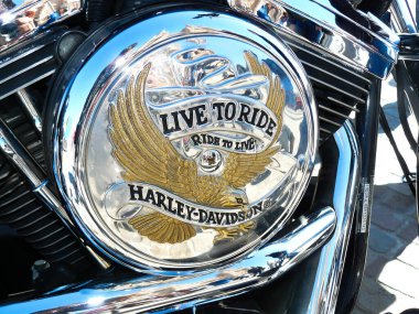 Harley Davison motorunun ayrıntıları.