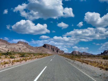 Patagonian route in the province of Chubut