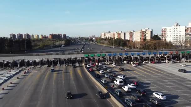 Плата Проезд Шоссе Риккери Буэнос Айресе — стоковое видео