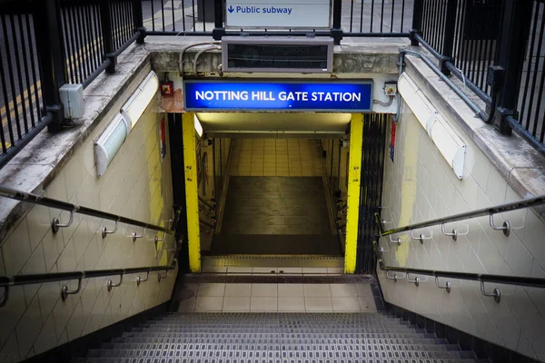 Entrance to a London subway station