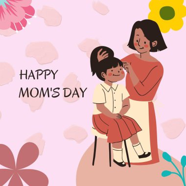 Beige Illustrated Mothers Day Instagram Post