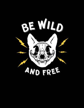 Black and White Wild and Free T-Shirt