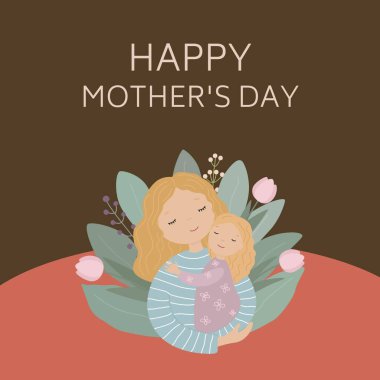 Brown Peach Mothers Day Instagram Post