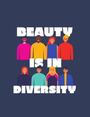 Colorful Diversity and Inclusiveness Advocacy and Cause T-Shirt