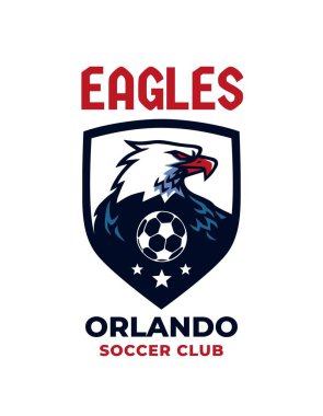 Eagle Badge Soccer Sports T-Shirt