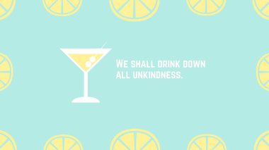 Five O'clock Cocktail Funny Desktop Wallpaper