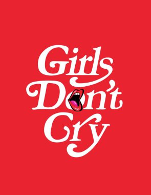 Girls Don't Cry Typography T-Shirt