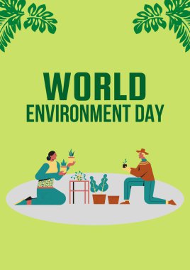 green modern world environment day (Flyer)