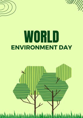 green modern world environment day (Poster)