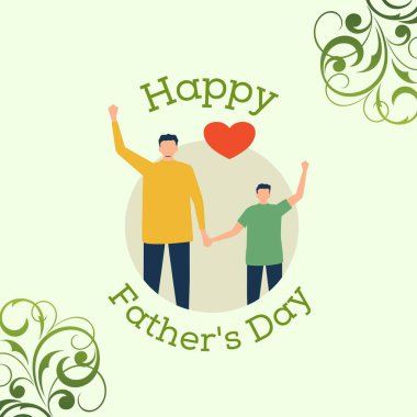 Green Simple Happy Father's Day Instagram Post