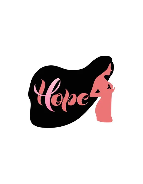 Breast Cancer Woman Hope Encouragement T-Shirt