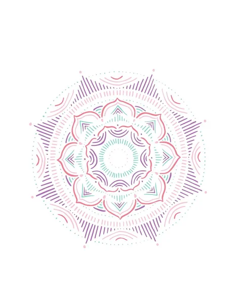 Colorful Mandala Abstract Illustration T-Shirt