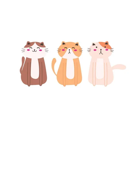 Cute Cartoon Animal Icon Cat