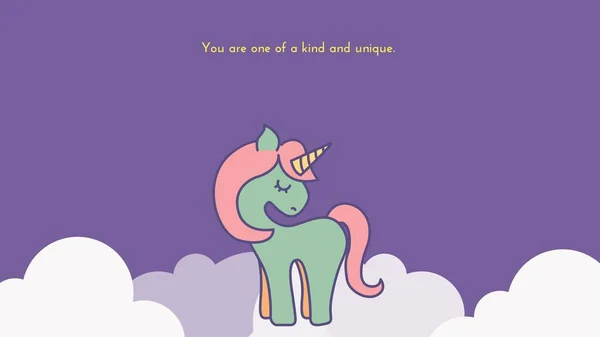 Fabulous Unicorn Funny Desktop Wallpaper