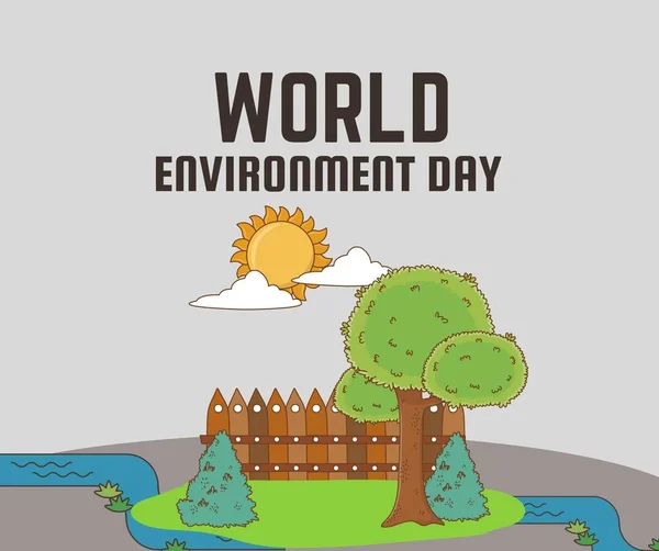 gray modern world environment day (Facebook Post)