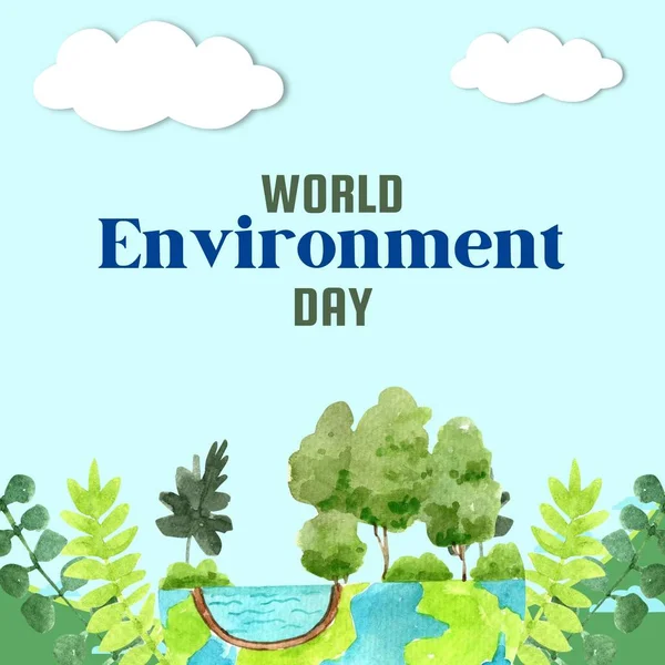 Green Modern World Environment Day (Instagram Post)