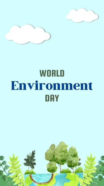 Green Modern World Environment Day (Instagram Story)