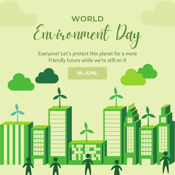 Green World Environment Day - Instagram Post