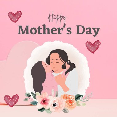 mothers day art graphic design