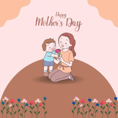 Mothers Day art graphic design