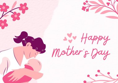 Pink Aesthetic Mother's Day Card