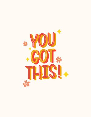 Red and Yellow Typography Simple T-Shirt