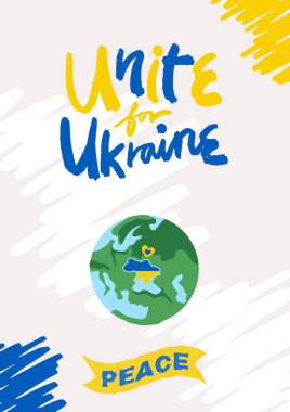 Unite for Ukraine Creators for Peace Poster