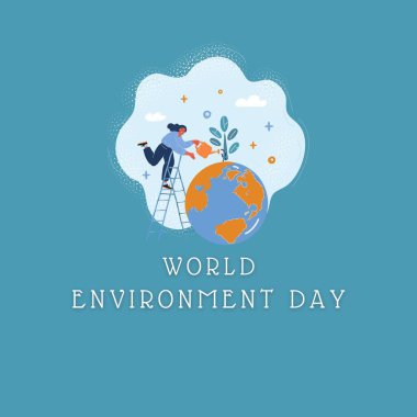 Dünya Çevre Günü sanat grafik tasarımı