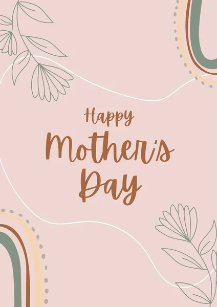 Pink Minimalist Mother's Day Poster