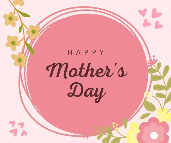 Pink natural happy mother\'s day (Facebook Post)