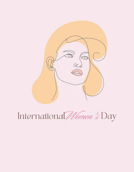 Pink Yellow Illustration Happy International Woman's Day - T-shirt