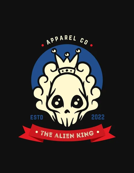 The Alien King Illustration T shirt