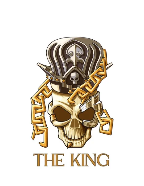 the king skull vintage t shirt