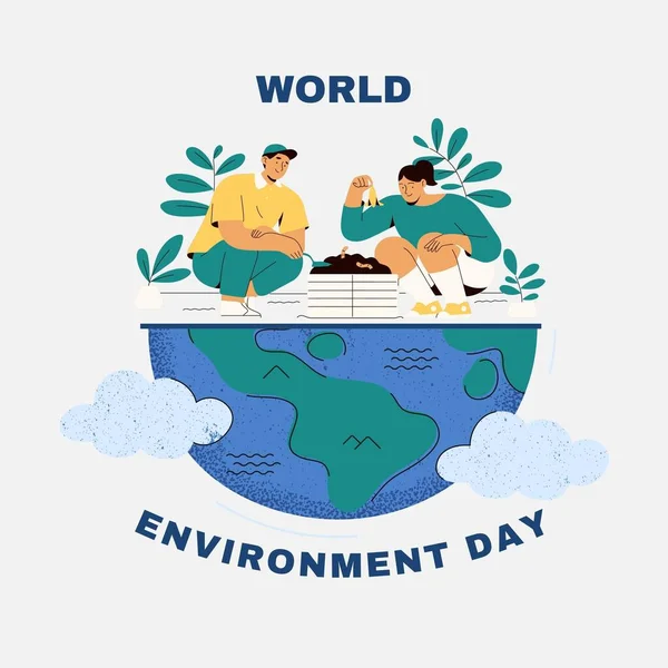 world environment day social media template