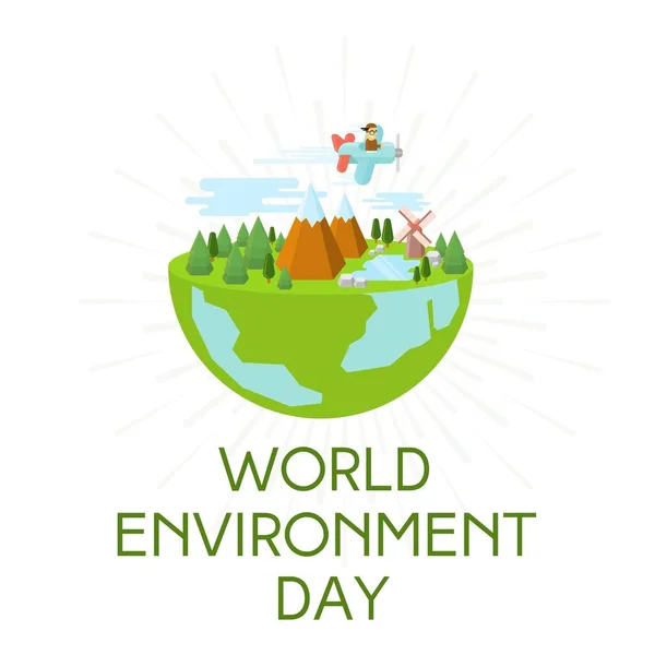world environment day art graphic design