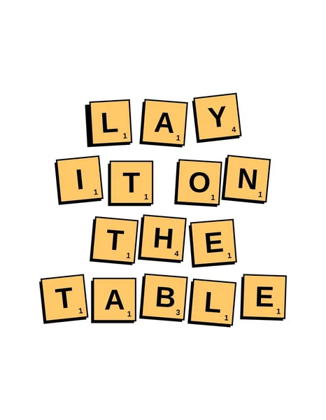 Yellow Scrabble Tiles Tabletop Games Pop Culture T-Shirt