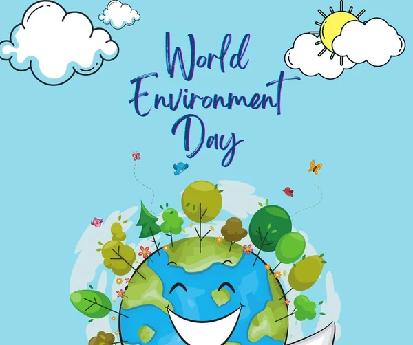 Blue and Green World Environment Day (Facebook Post)