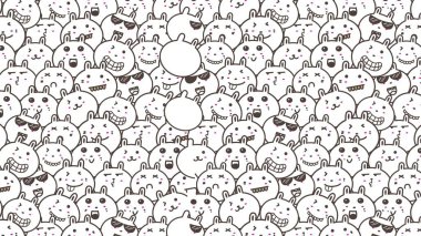 Cute Doodle Desktop Wallpaper art graphic design
