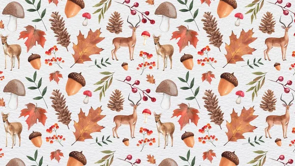 Brown Modern Autumn Desktop Wallpaper