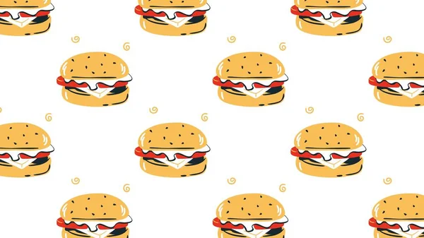 Burger Desktop Wallpaper art graphic design