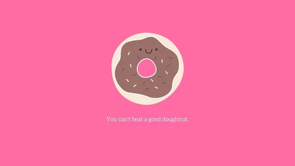 Donut Illustration Desktop Wallpaper