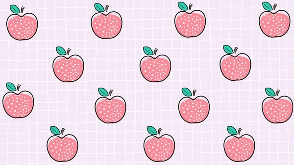 Purple and Pink Apple Desktop Wallpaper