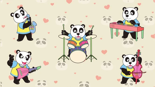 yumuşak pembe panda bandı masaüstü duvar kağıdı