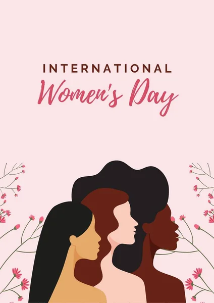 Pink Minimalist International Women's Day (Poster)