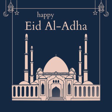 Minimalist Kurban Bayramı Instagram Postası