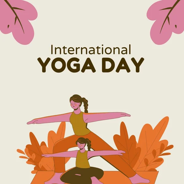 Brown Modern International Yoga Day